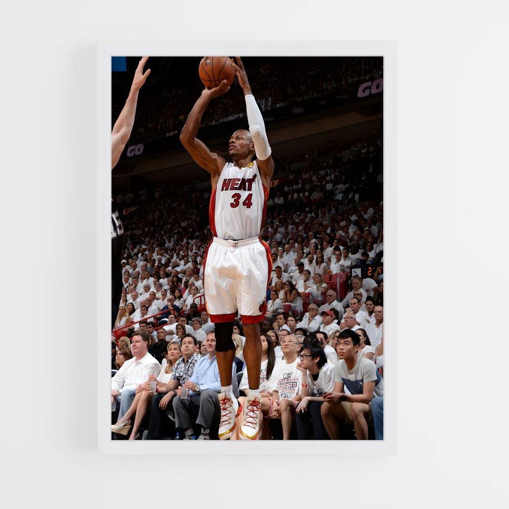 Poster Duel à Miami – affiche Basketball (vue 3)